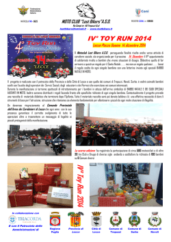 IV&deg; Toy Run 2014
