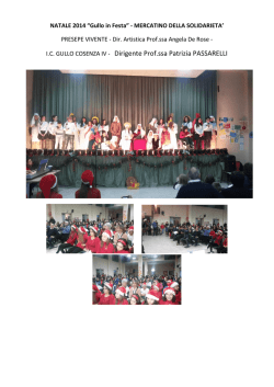 I.C. GULLO COSENZA IV - Dirigente Prof.ssa Patrizia PASSARELLI