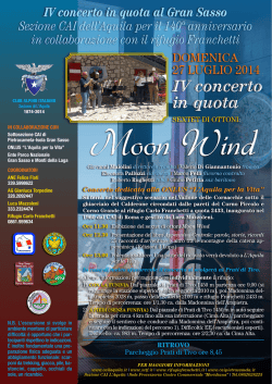 IV concerto in quota