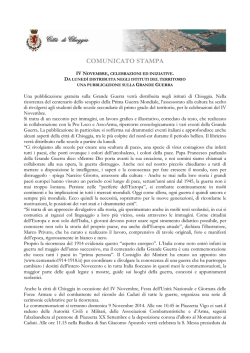 iv novembre, celebrazioni ed iniziative