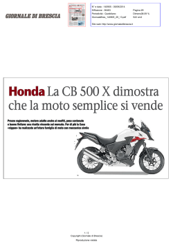 Honda La CB 500 X dimostra che la moto semplice si vende