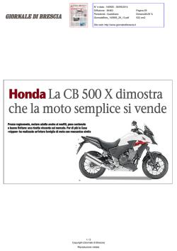 Honda La CB 500 X dimostra che la moto semplice si vende