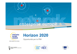 Horizon 2020 - Camere di Commercio