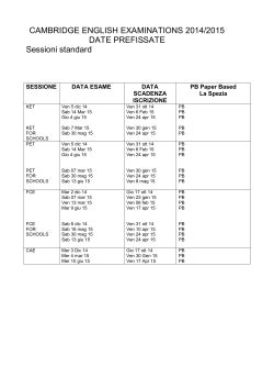 Date prefissate