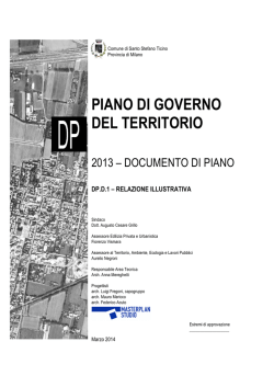 DP_D.1_Relazione del DP - Comune di Santo Stefano Ticino