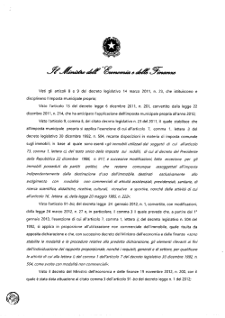 Decreto IMU TASI ENC – 23 settembre 2014