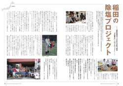 稲田の除塩プロジェクト