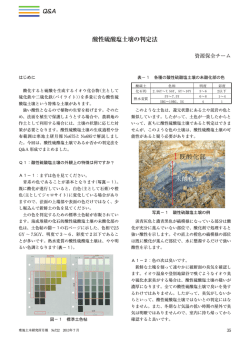 酸性硫酸塩土壌の判定法 - 寒地土木研究所