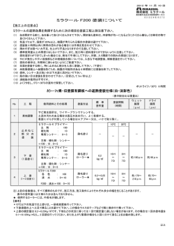 塗装仕様書(金属) (PDF) - 遮熱塗料のミラクール