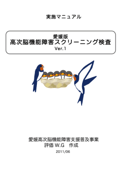 高次脳機能障害スクリーニング検査 - 松山リハビリテーション病院