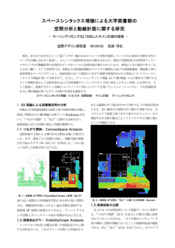 スペースシンタックス理論による大学図書館の 空間分析と - 和歌山大学