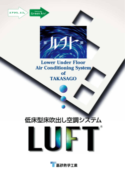 低床型床吹出し空調システム LUFT ( 1.1MB)