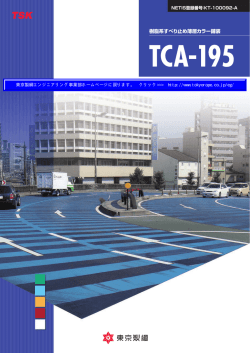 樹脂系すべり止め薄層カラー舗装 - 東京製綱