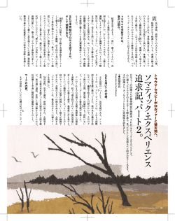 ソ マ テ ィ ッ ク ・ エ ク ス ペ リ エ ン ス 追 求 記 、 パ ー ト 2 。 - 田畑浩良