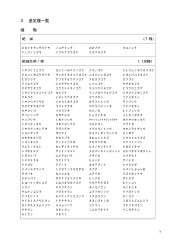 レッドデータブックふくしまⅠ 植物・昆虫類・鳥類 - 011/451page