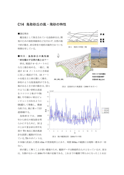 C14 鳥取砂丘の風・飛砂の特性