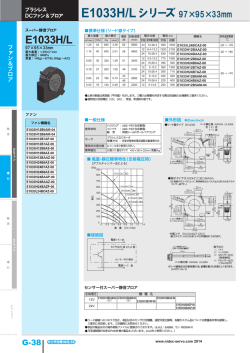 E1033H/L シ リ ーズ 97&times;95&times;33mm