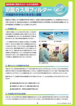 気腹ガス用フィルター