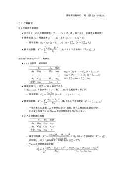 カイ二乗検定