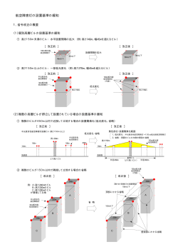 航空障害灯の設置基準の緩和