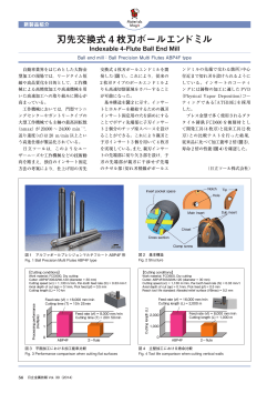 刃先交換式4枚刃ボールエンドミル (PDF: ) - 日立金属