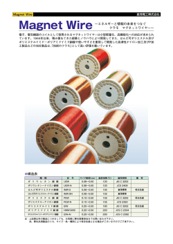 マグネットワイヤー - 倉茂電工