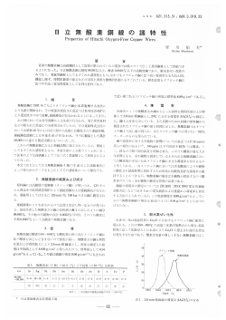 日立無酸素銅線の諸特性(PDF： 2792kbyte)