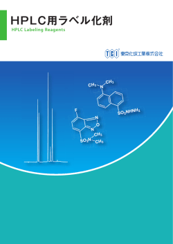 HPLC用ラベル化剤 ( PDF 4.1MB )