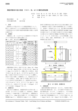 構造用製材の耐火性能 その3：柱、はりの載荷加熱試験 - ベターリビング