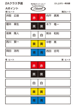赤 白 黄 赤 黒 白 黄 黒 青 青 赤 白 黄 赤 黒 白 黄 黒 青 青 - STEWART