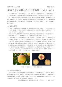 黄肉で食味の優れたモモ新品種「つきあかり」（技術 - 日本政策金融公庫