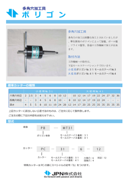ポ リ ゴ ン 多角穴加工具