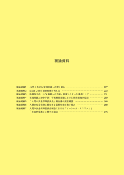 補論資料～略語集（PDF/768KB） - JICA Research Institute