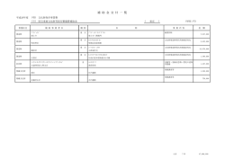 補 助 金 交 付 一 覧