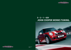 JCW R53カタログ - Mini