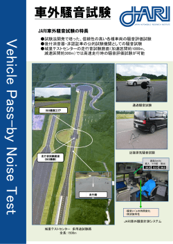 車外騒音試験 - 日本自動車研究所