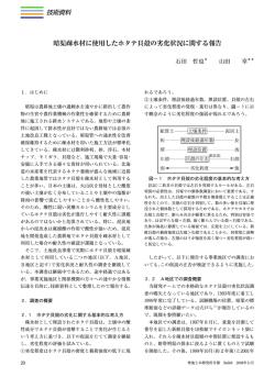 暗渠疎水材に使用したホタテ貝殻の劣化状況に関する  - 寒地土木研究所