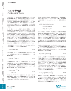 フェムト秒理論