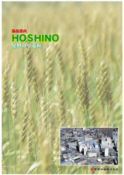 製品案内 - 星野物産株式会社