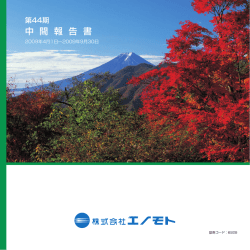 中間報告書 - エノモト