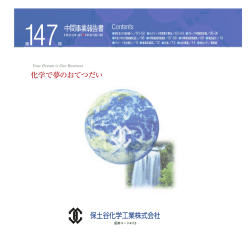 中間事業報告書 - 保土谷化学工業