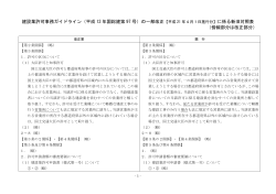 建設業許可事務ガイドライン（平成 13 年国総建第 97 号）の一部改正 に