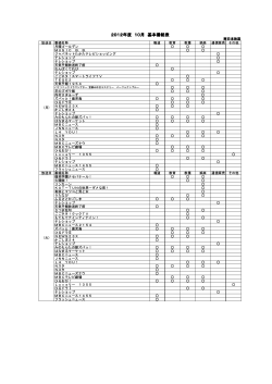 2012年度 10月 基本番組表 - MBC南日本放送