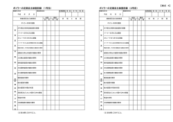 ボイラーの定期自主検査記録 （1号缶）