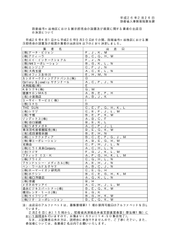 PDF:14KB - 防衛省