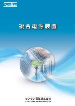 複合電源装置カスタマイズ例 - サンケン電気