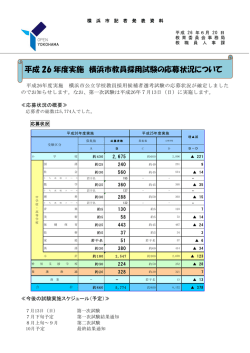 記者発表資料（PDF形式 161KB） - 横浜市
