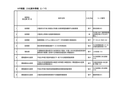 2月15日公告分はこちらをクリック（37件） - (電子入札)システム - 大阪府