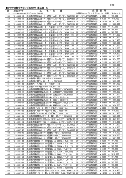 カタログNo.1000改正表 17(218 Kb) - 株式会社テラオカ
