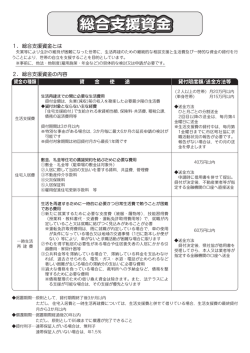 総合支援資金 - 広島県社会福祉協議会